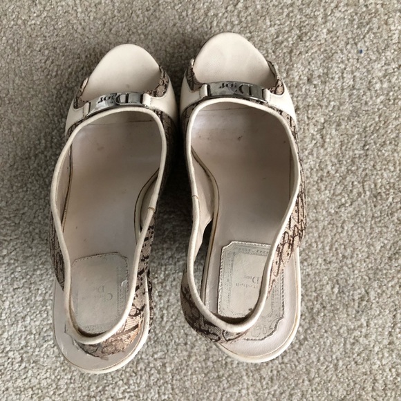 Dior Monogram Wedges - Picture 6 of 9